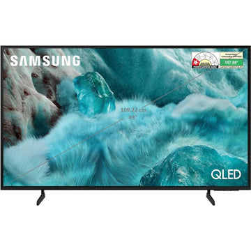 Samsung Quantum HDR Q-Symphony Q7F Series 4K Ultra HD UHD Dimming with Alexa & Google Assistant Quad Core Processor 4K Tizen Smart LED TV (2025 Edition, Black)